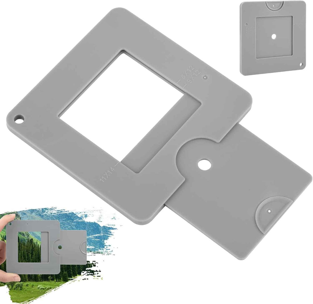 3Pcs View Finder for Photography, Drawing, Sketching