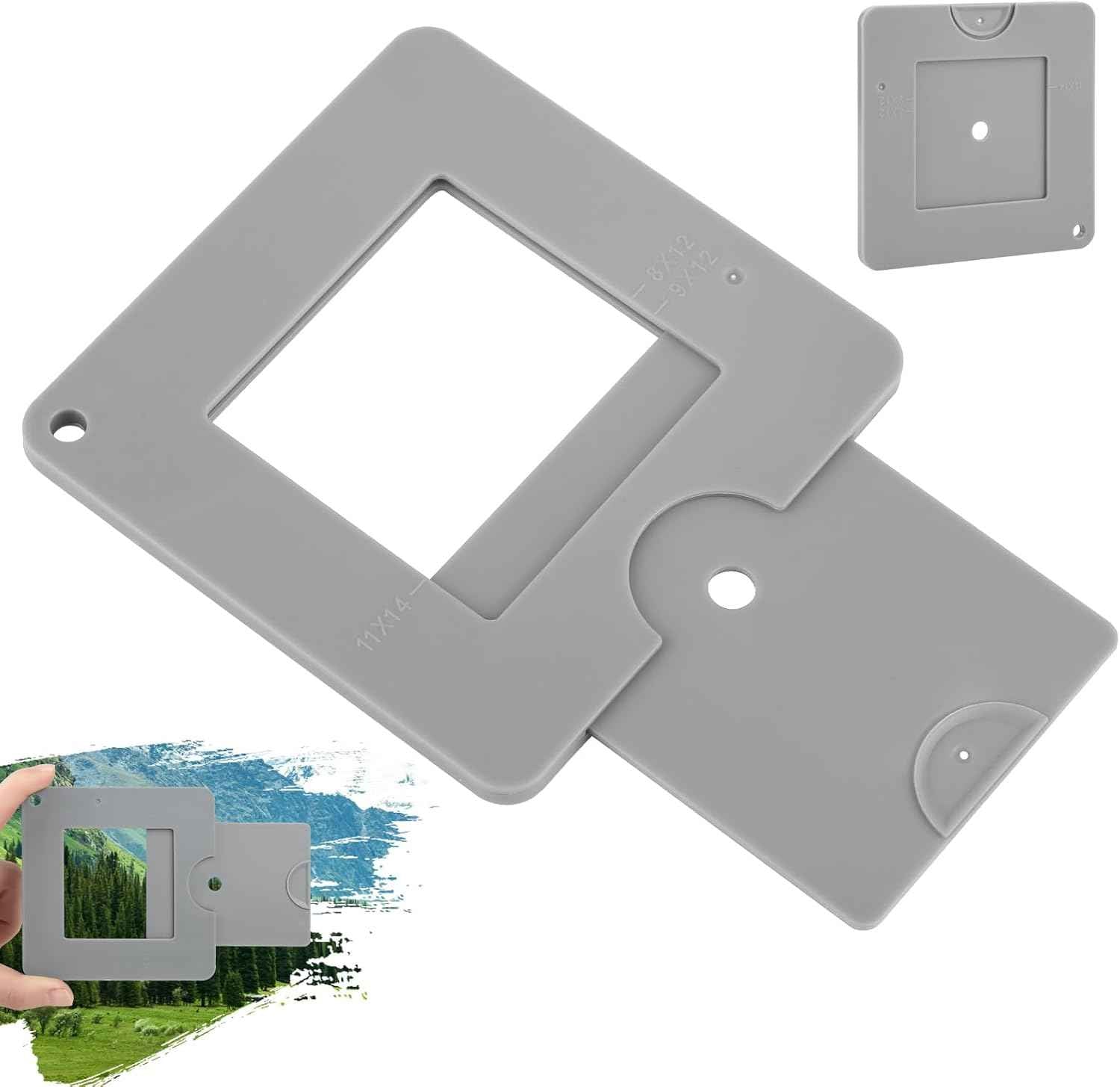 3Pcs View Finder for Photography, Drawing, Sketching