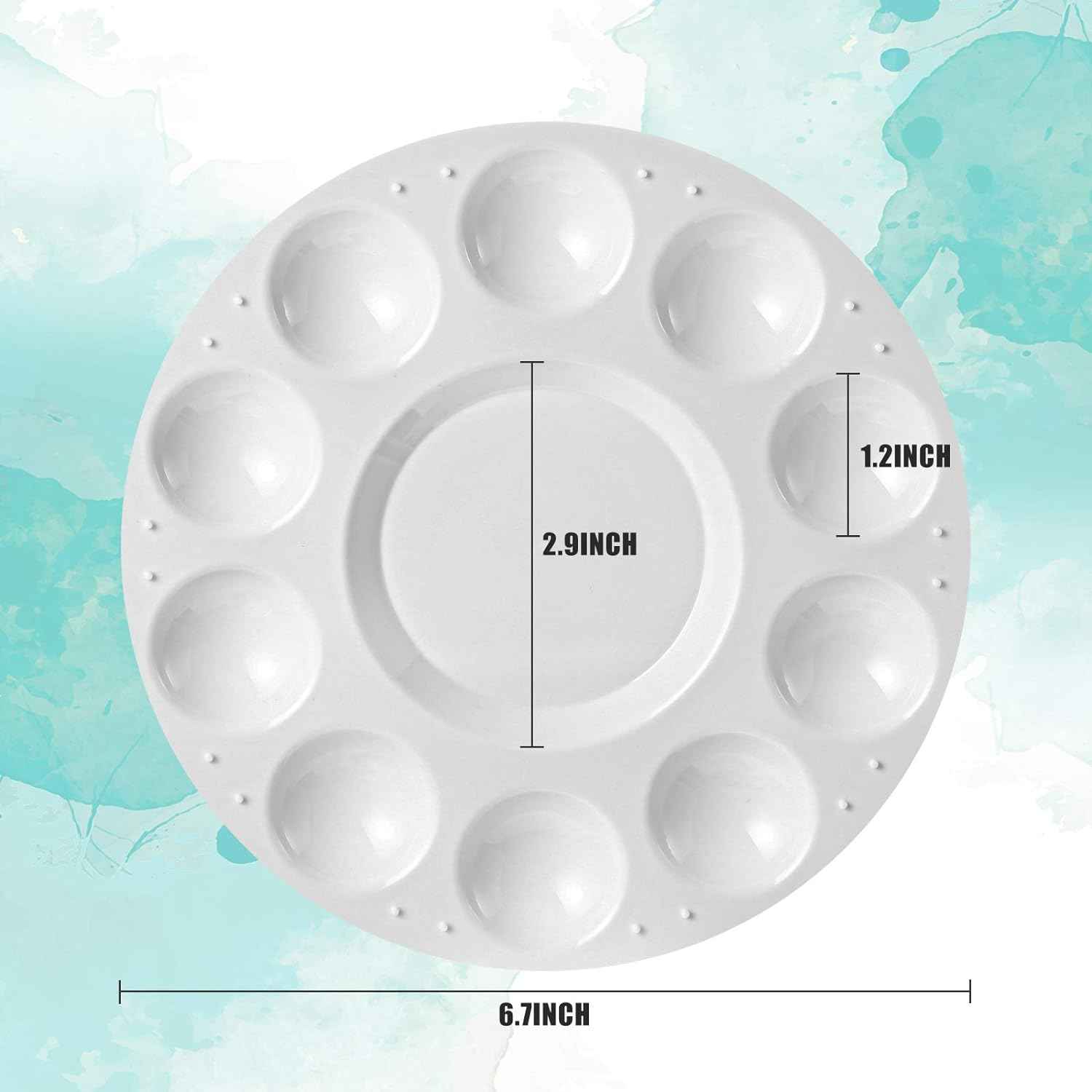 36PCS Round Palettes Watercolor Art Paint Tray