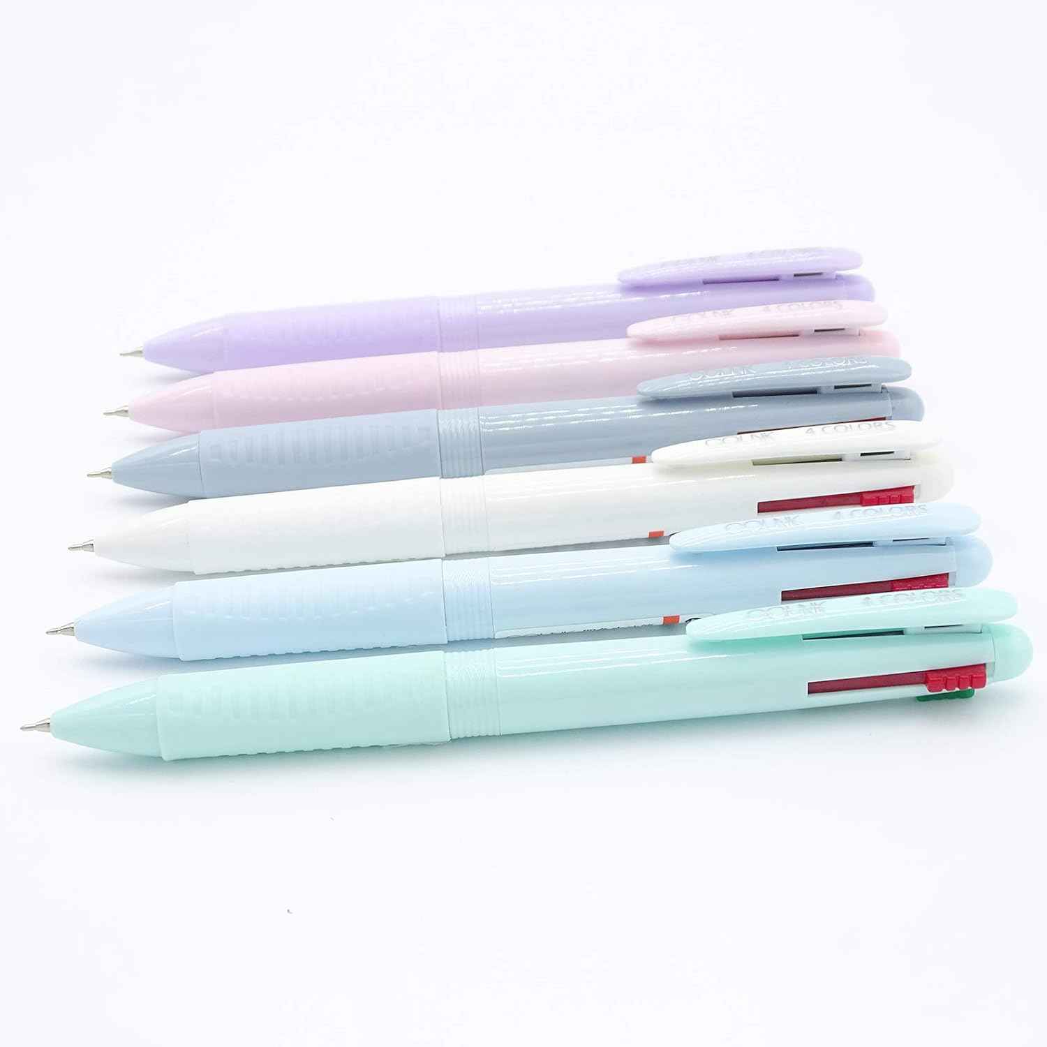 COLNK 4IN1 Multicolor Ballpoint Pen 0.5mm 6 Count