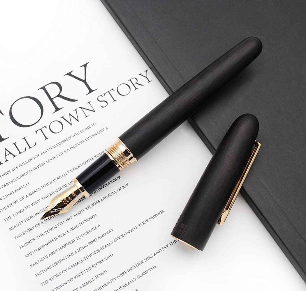 JINHAO 9036 Natural Wood Fountain Pen