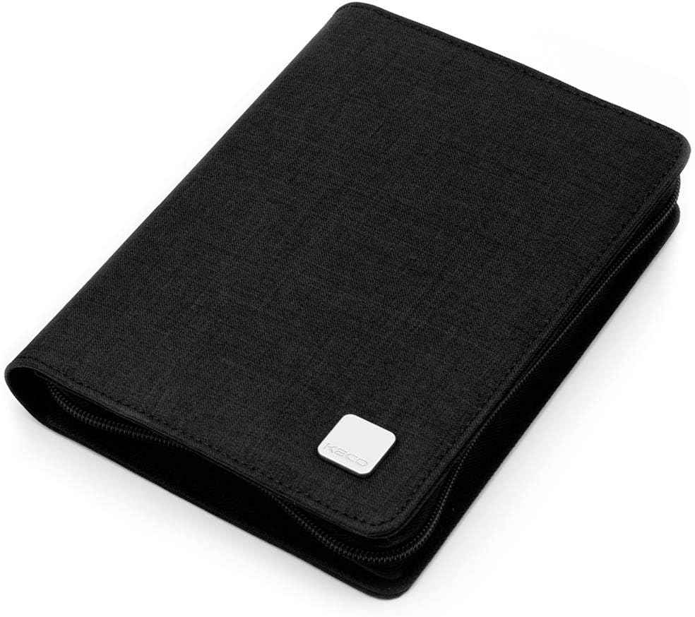 KACO 10 Slots Fountain Pen Case Holder Pouch Black