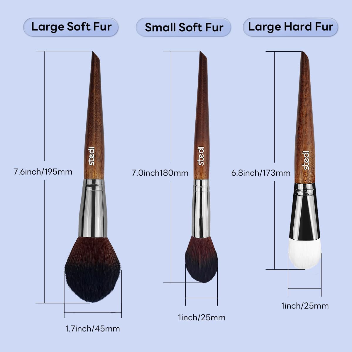 Stedi Model Cleaning Brush Kits 3 Set for Statues,Gundam