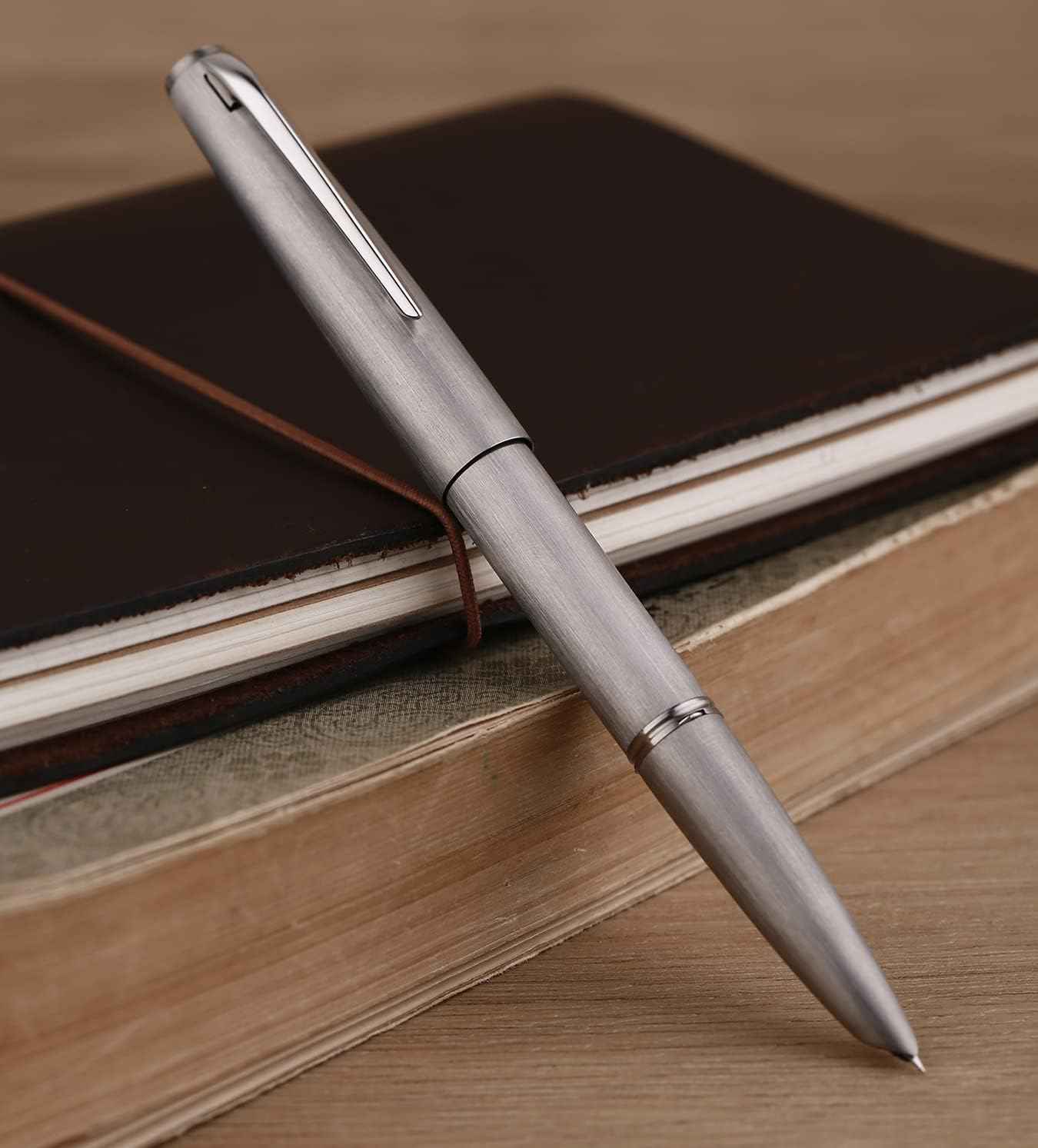 Majohn TI200 Titanium Alloy Fountain Pen Iridium Fine Nib