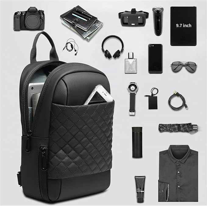 Eurcool Mens Shoulder Bag,Small Sling Messenger Bag