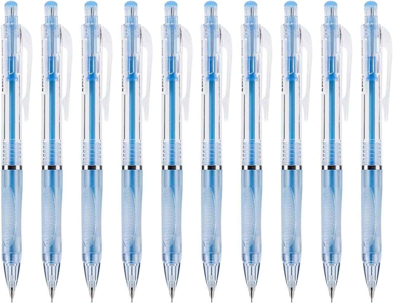 M&G 10Pcs 0.5mm Mechanical Pencils Set with Great Grip Blue