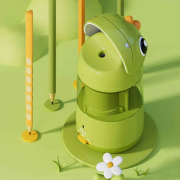 M&G Electric Pencil Sharpeners for Kids Green Dinosaur