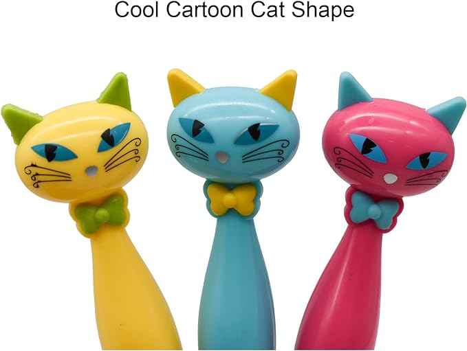 6PCS Cool Cat Ballpoint Pens For Kids School