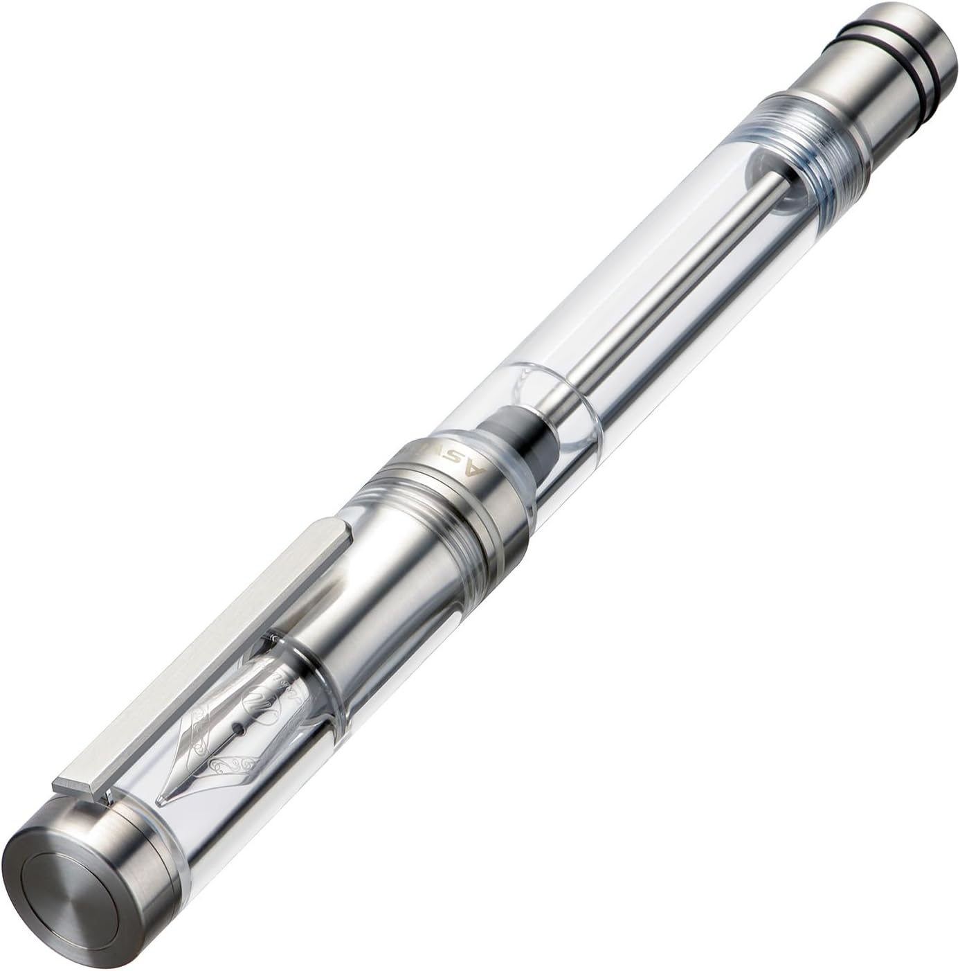 Asvine V200 Titanium Fountain Pen Vacuum Filling Iridium Nib