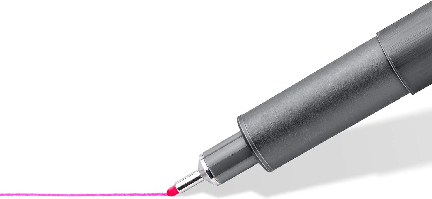 STAEDTLER 6 Color Pigment Liner Fineliner Pen 0.5mm