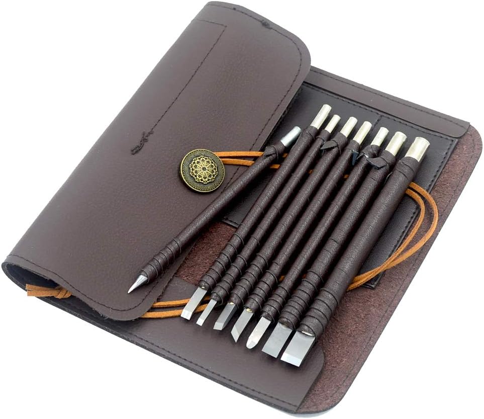 8pcs Tungsten Steel Engraving Carve Cutting Chisel Tool