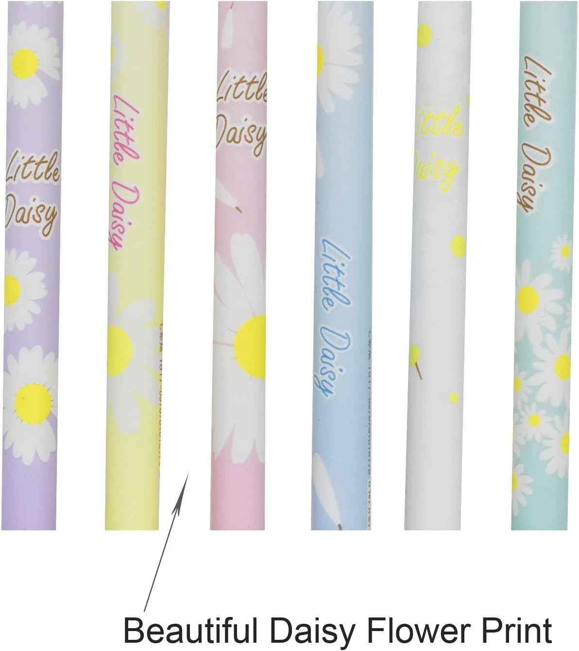 12PCS Fancy Floral Crown Gel Pens 0.5mm Black Ink