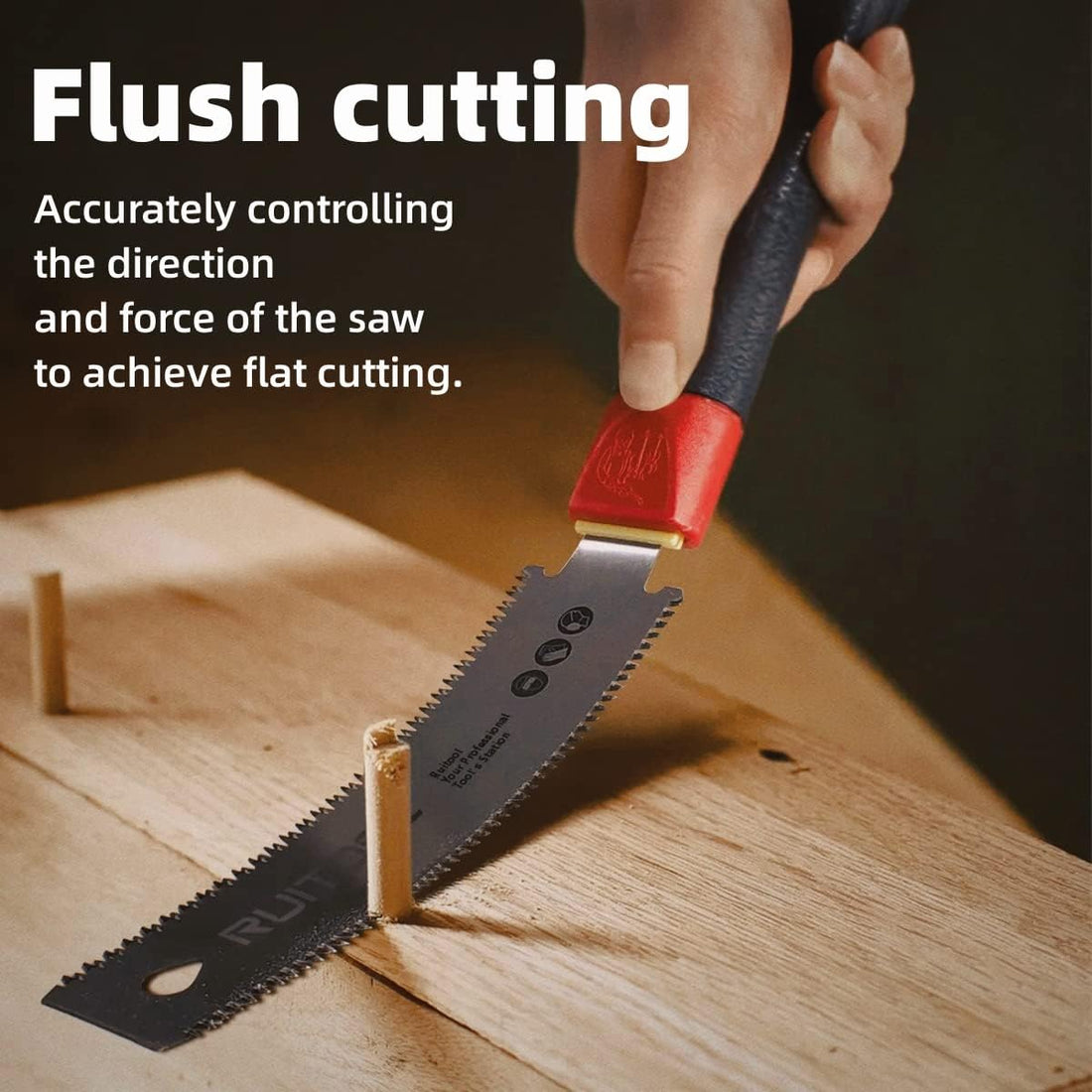 RUITOOL Japanese Hand Saw 6 Inch Double Edge Pull Saw