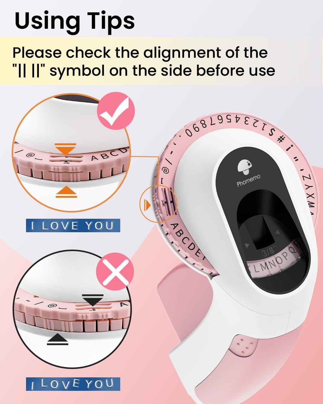 Phomemo E975 Embossing Label Maker Machine with 6 Tapes