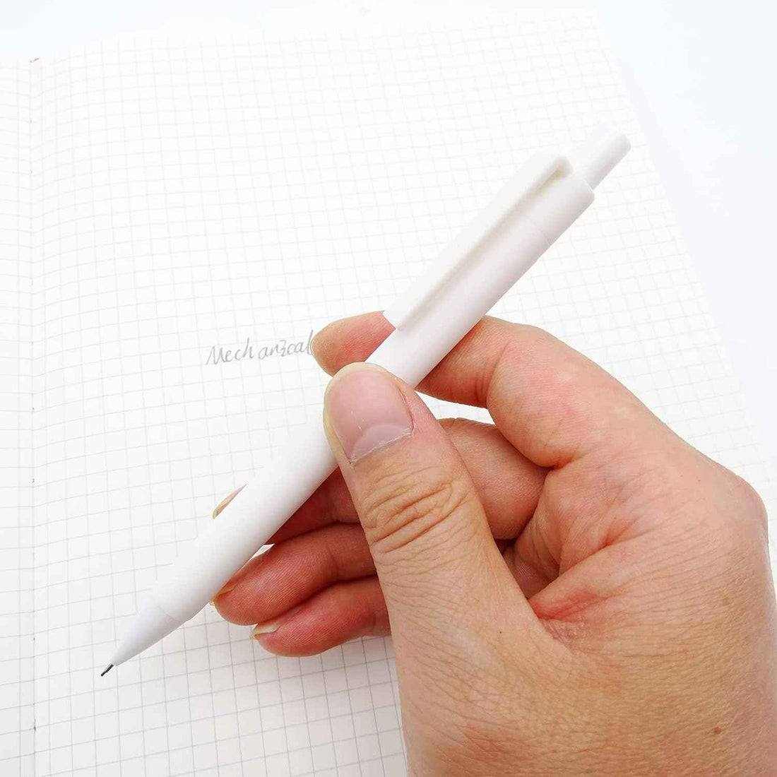 0.5mm Drawing Mechanical Pencils 10 Pack White
