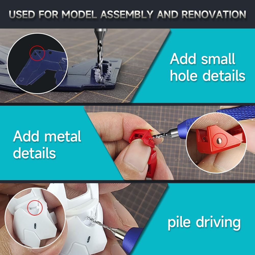 Stedi Manual Pin Vise Hand Drill for Gundam Miniature Military Model