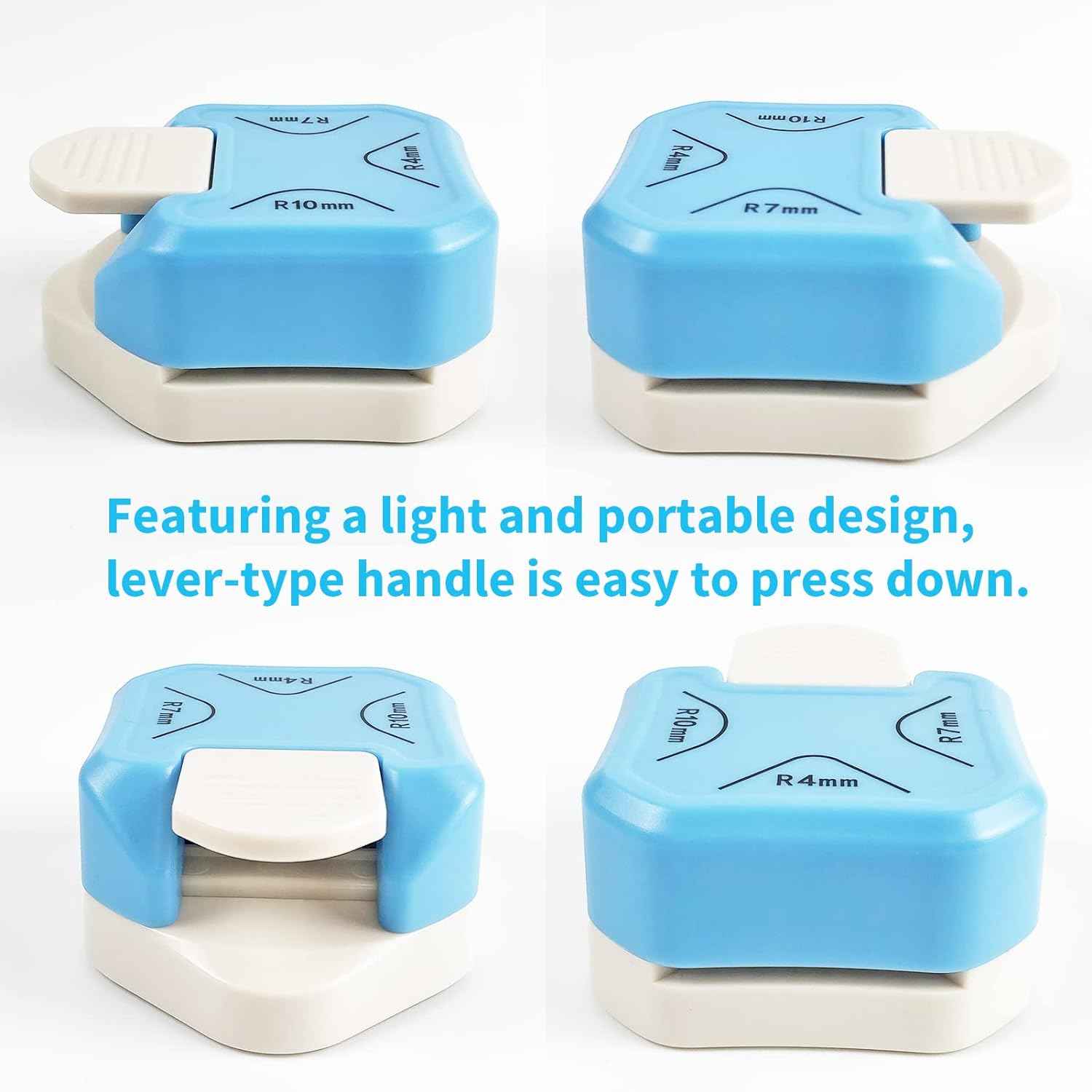 3in1 Paper Punch Corner Rounder,R4mm+R7mm+R10mm