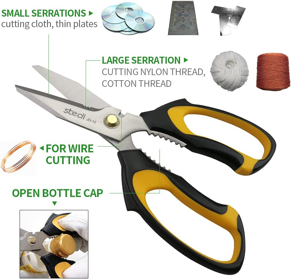 Stedi 8-inch Scissor Heavy Duty Stainless Steel Blade