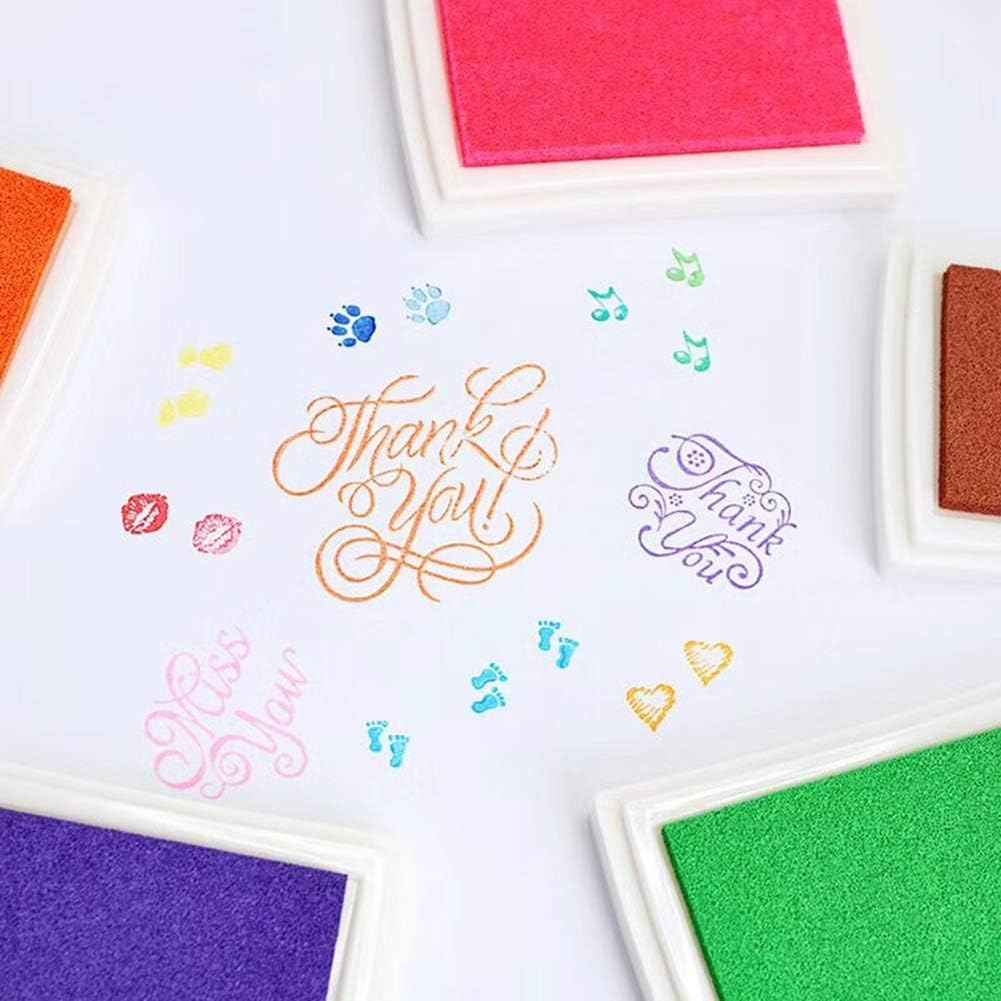 15 Colors Craft Ink Pad for Stamps Paper Wood Fabric