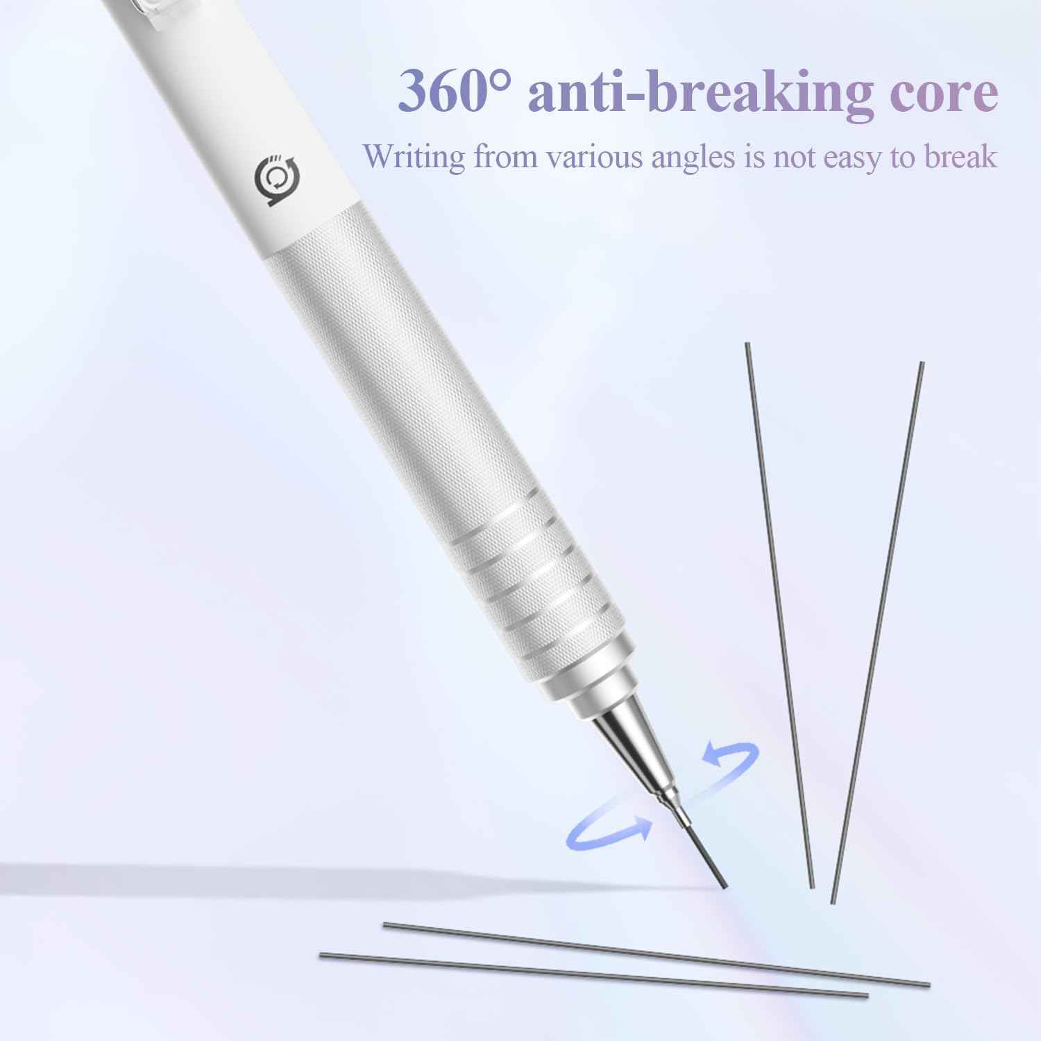 M&G 3PCS 0.5mm Mechanical Pencils with HB Lead Refills Set