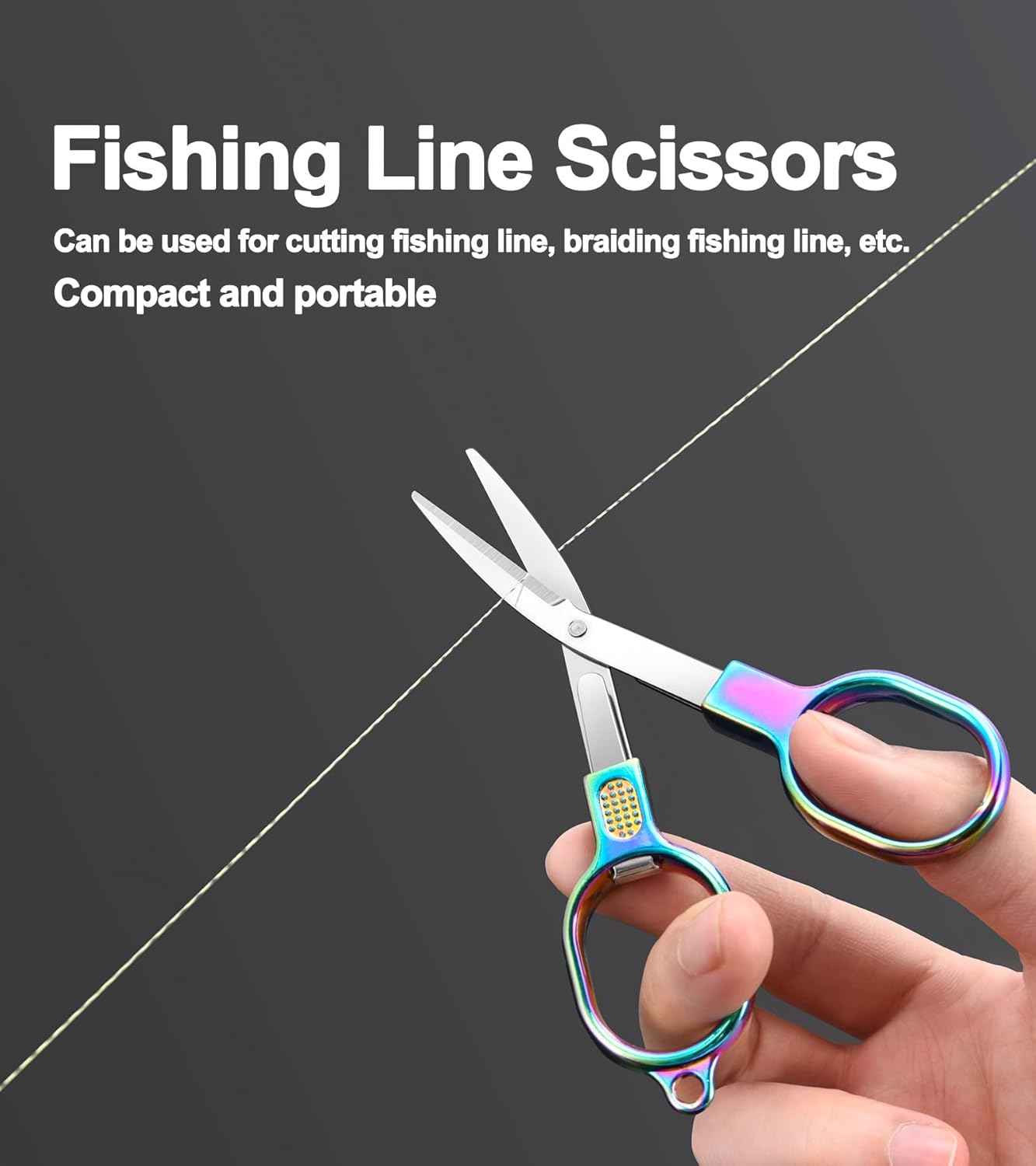 Mini Folding Travel Scissors 4 Color Pack