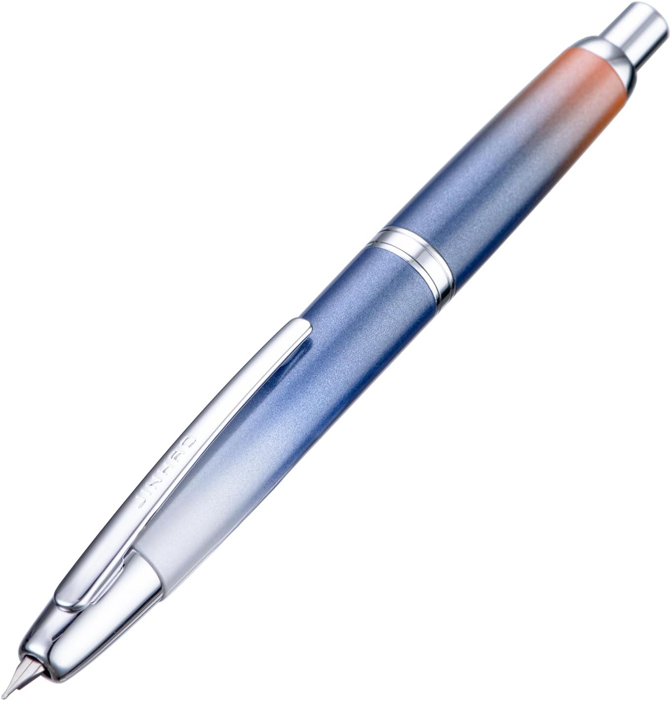 Jinhao 10 Capless Fountain Pen Retractable Fine Nib with Converter Set Gradient Orange Blue