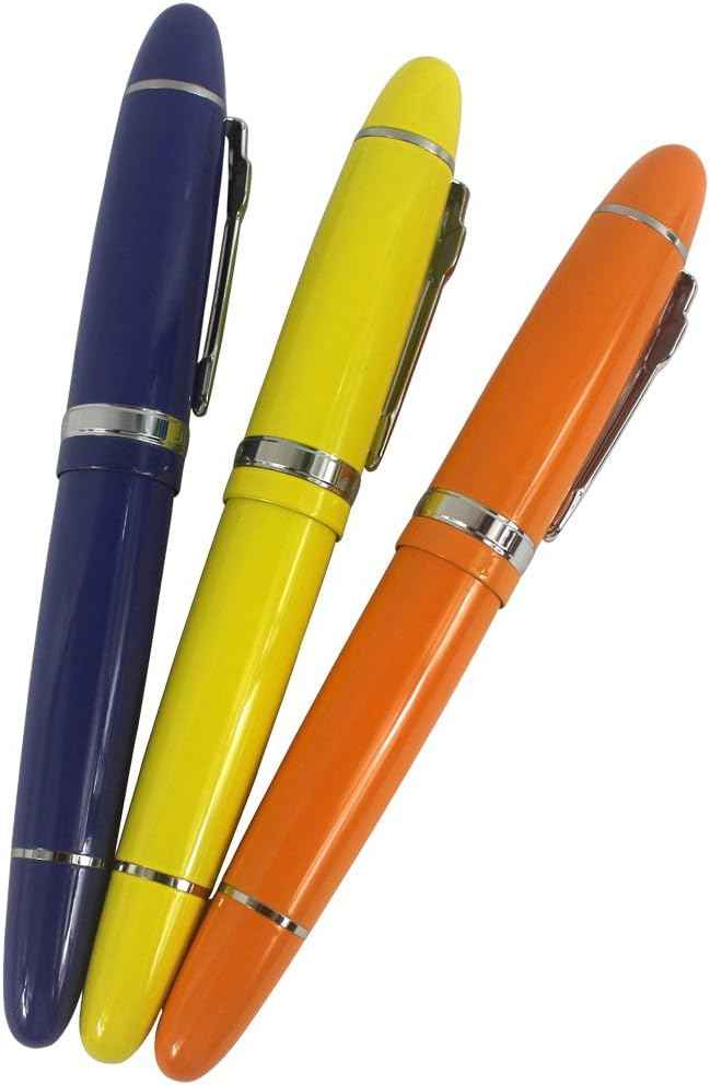 3PCS Jinhao 159 Big Barrel Rollerball Pens in 3 Colors Pen Set