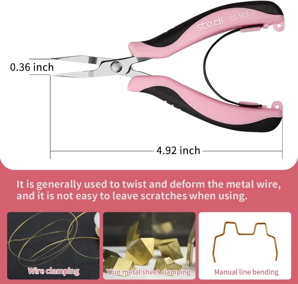 Stedi 4.9-Inch Needle Nose Pliers for Jewelry Making