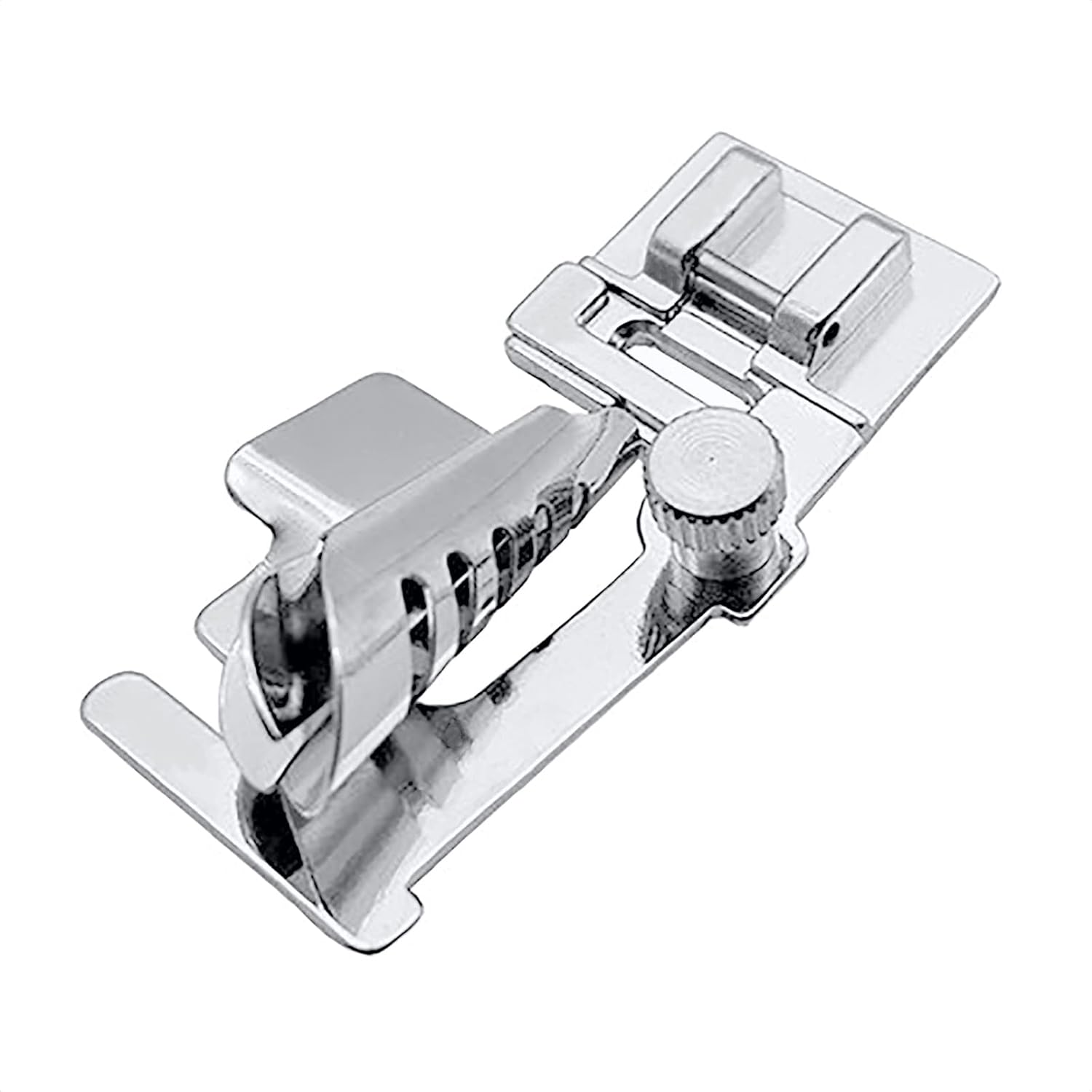 2PCS Low-shank binder presser feet, shiny metal snap-on guide