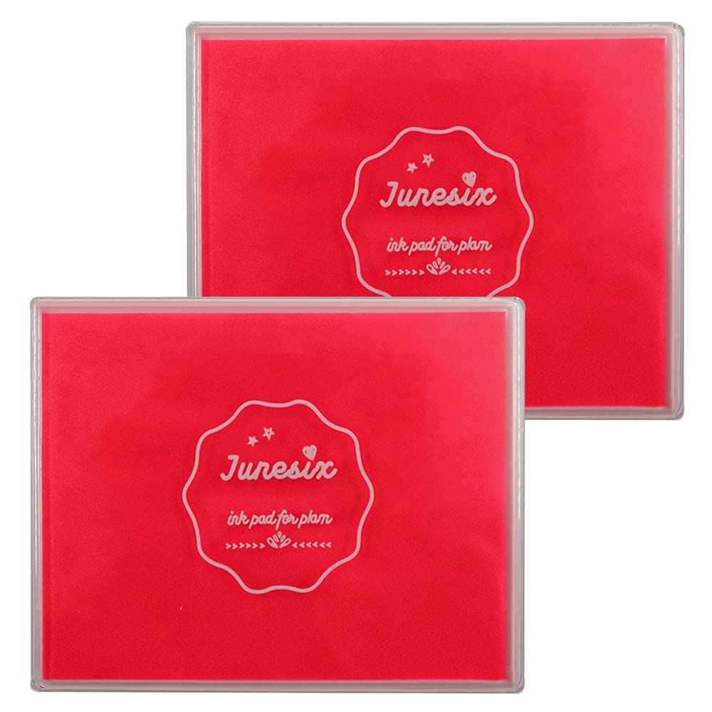 2pcs Large Size Craft Ink Stamp Pads 12x10cm Rose