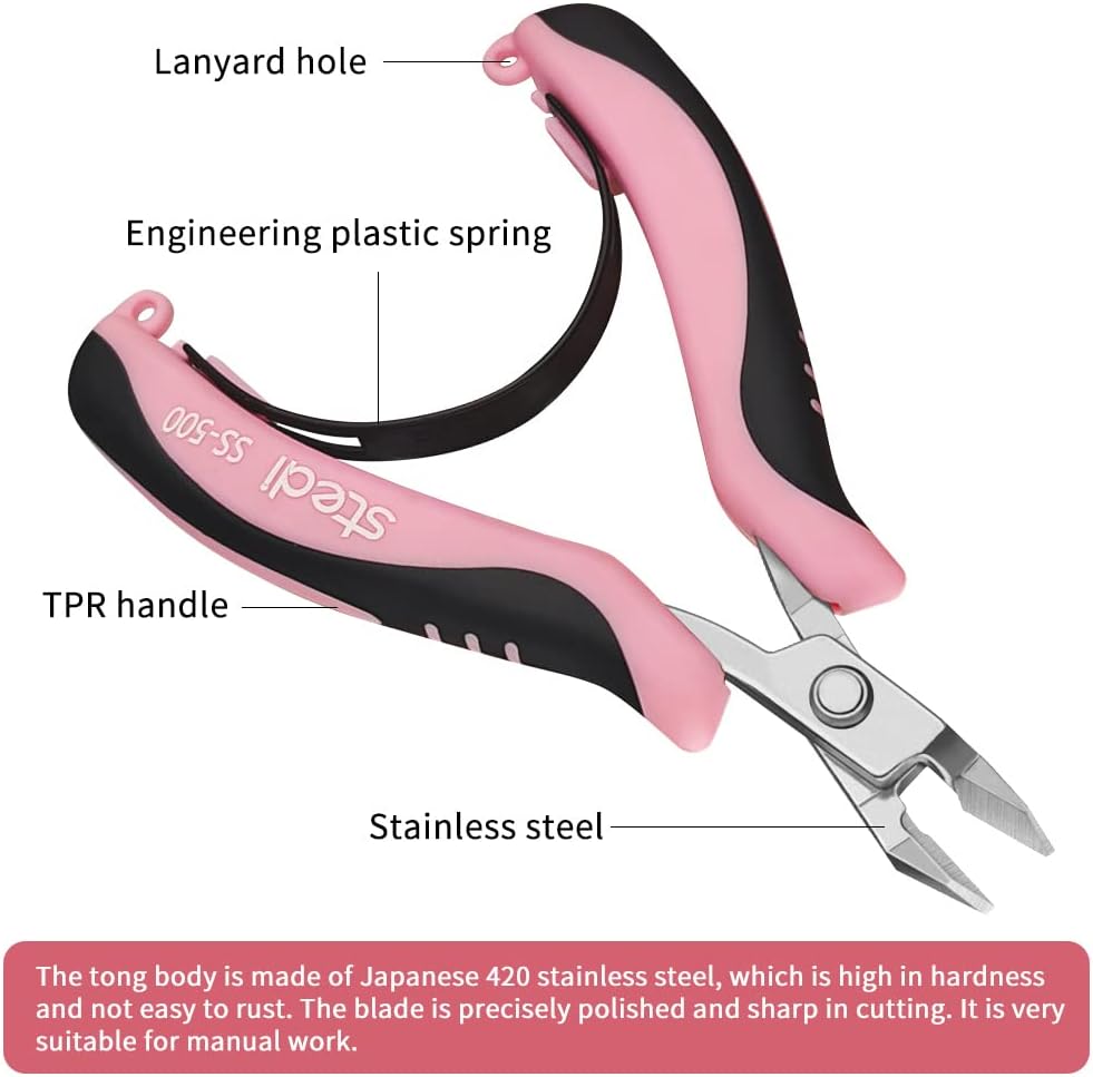 Stedi 4.4-Inch Mini Flush Cutter Plier for Jewelry Making