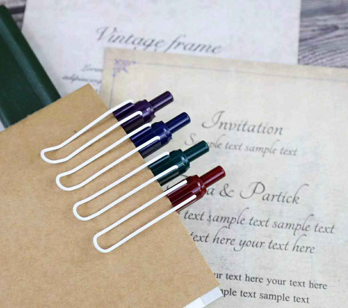 COLNK Colored Gel Pens with Retro Ink Retractable,0.5mm,8 Pack
