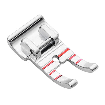 1/4" quilting presser foot 3708-1 with guide edges and snap-on shank