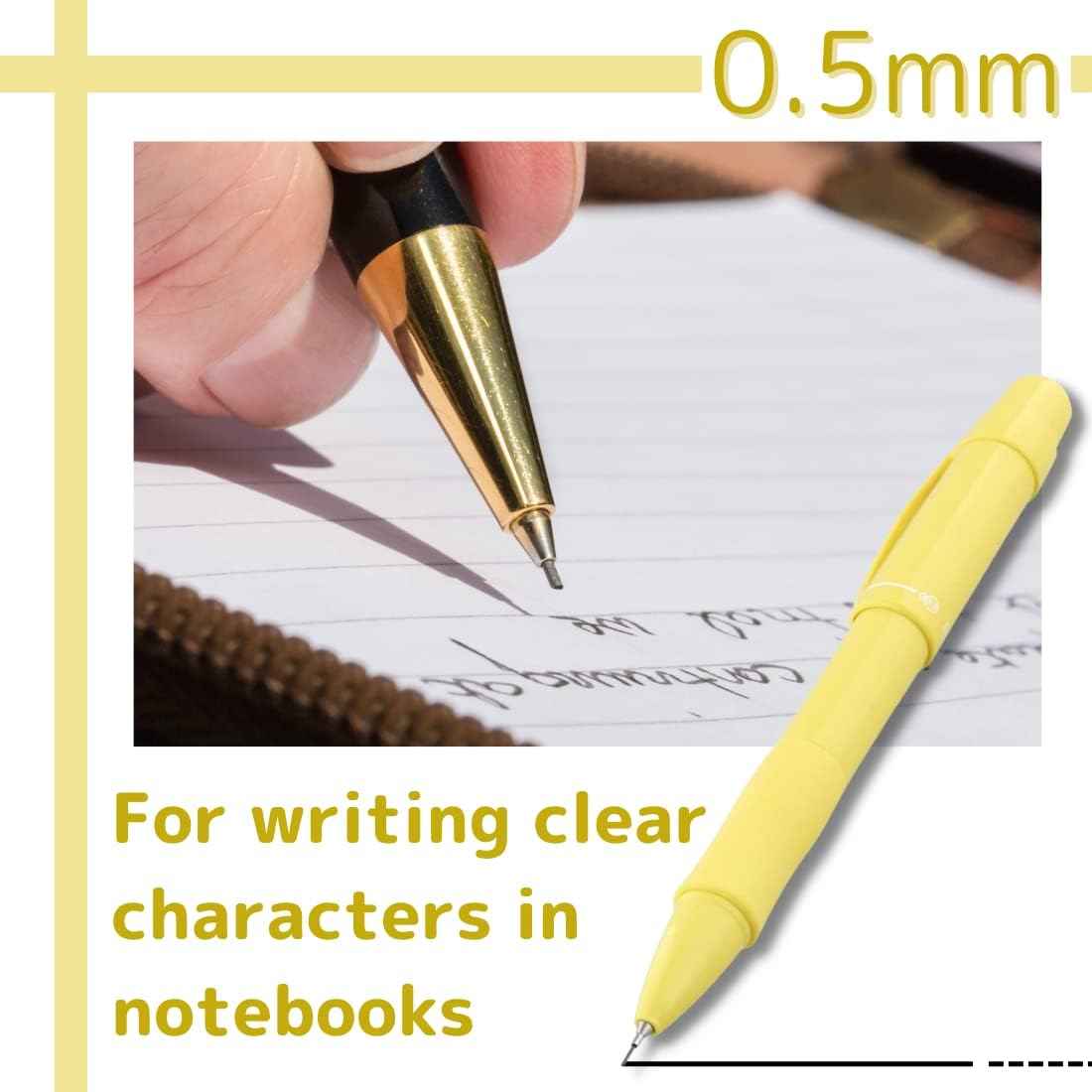 SUN-STAR Nicolo 2in1 Mechanical Pencil,0.5mm&0.3mm with Eraser