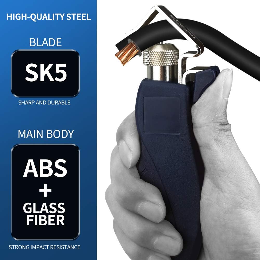 Stedi Round Cable Stripper with Adjustable Cutting Depth