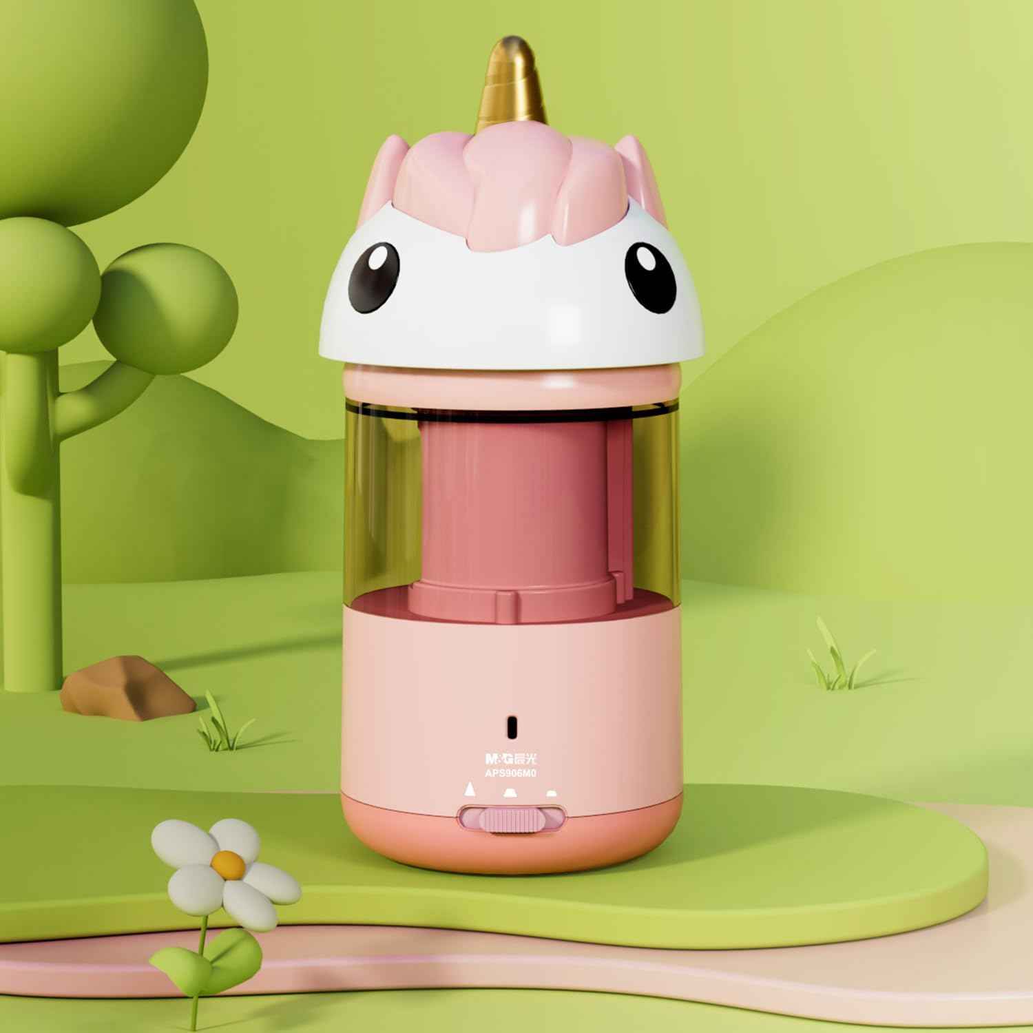 M&G Electric Pencil Sharpeners for Kids Pink Unicorn