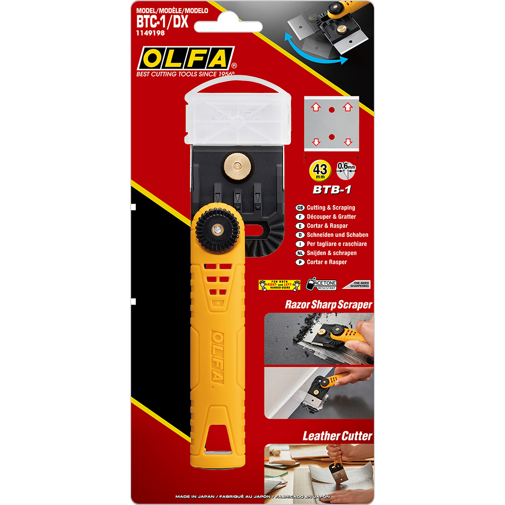 OLFA BTC-1/DX Multi-Purpose Scraper with Adjustable Head