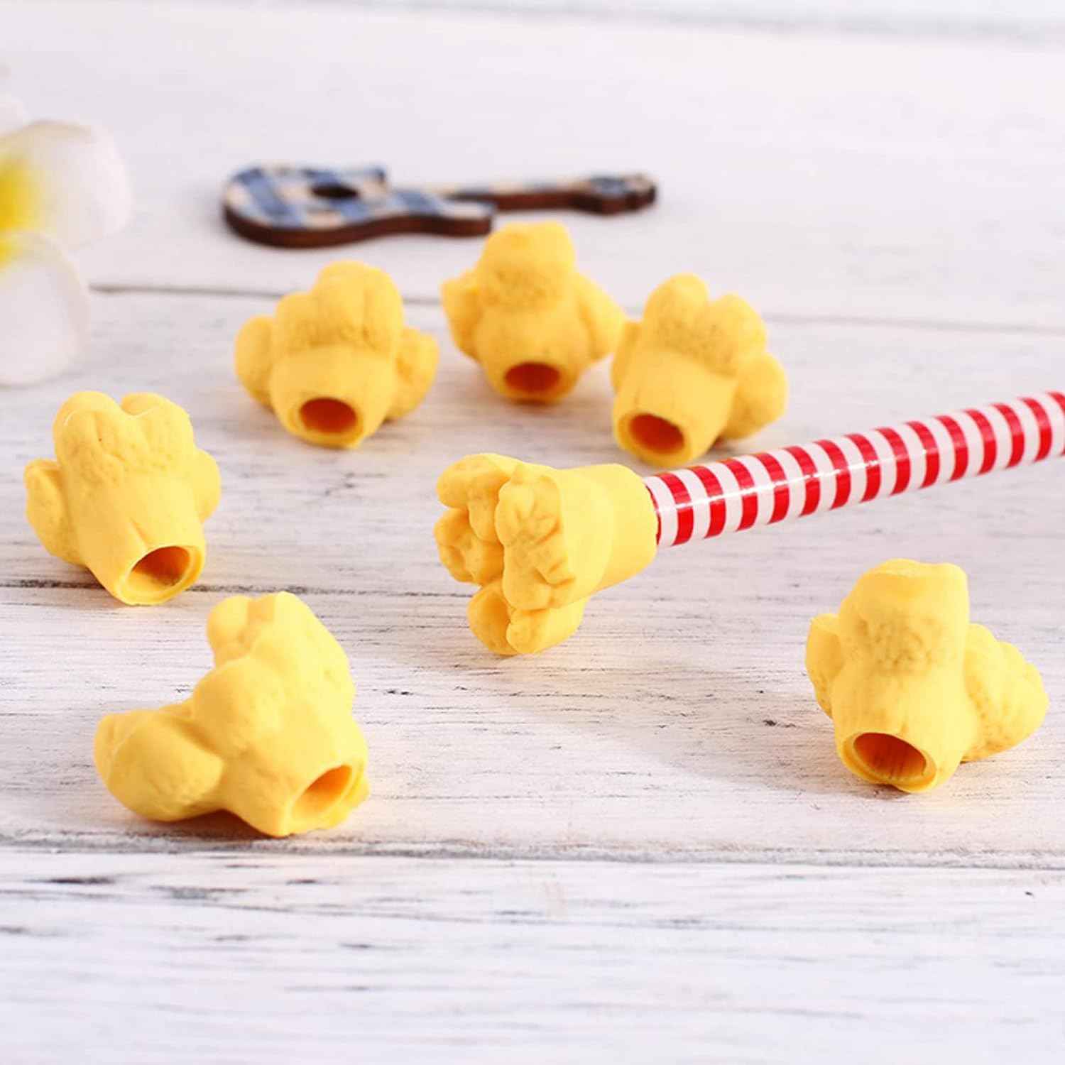 Food Popcorn Pencil Top Erasers 36 Pack