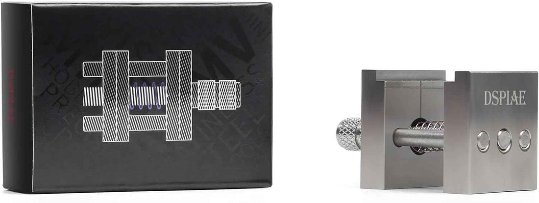 DSPIAE Stainless Steel Precision Mini Vise Grip Width 0.88inch - 0.22inch (AT-MV)