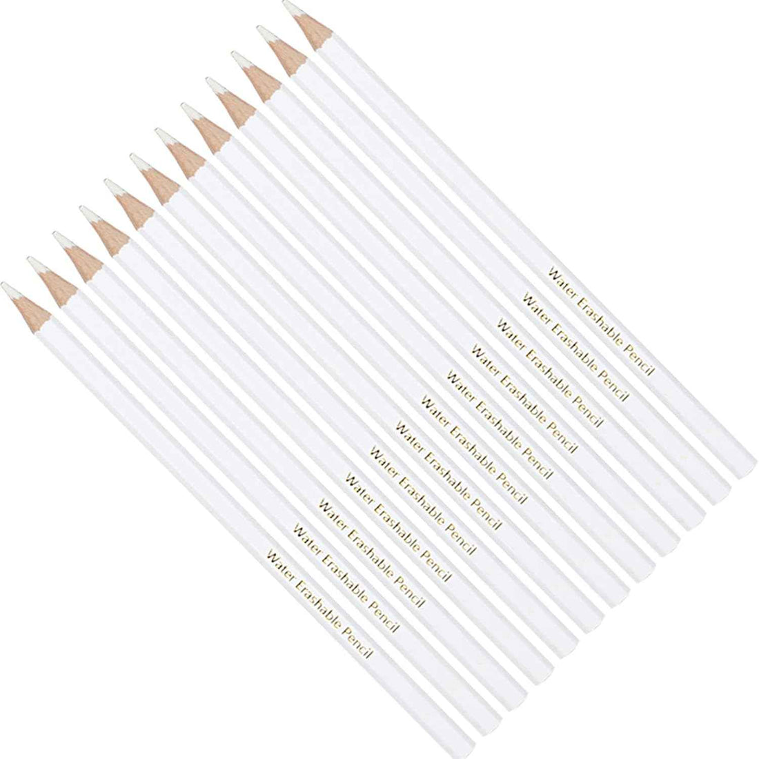 Blue/White Sewing Marking Pencils Water Soluble Tailor's Chalk 12 Pack Blue