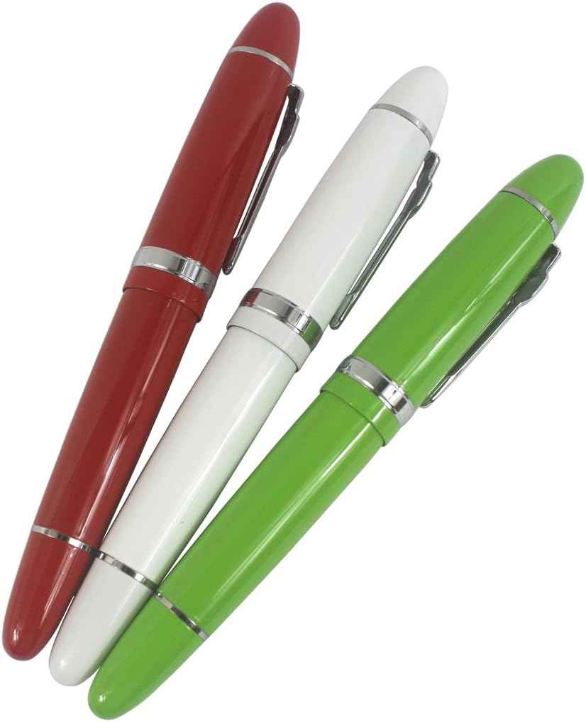 3PCS Jinhao 159 Big Barrel Rollerball Pens in 3 Colors Pen Set