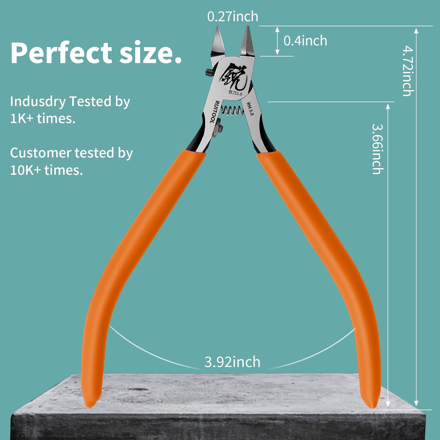 RUITOOL Model Nipper Tool 4.7 Inch Sprue Cutter for Plastic Model