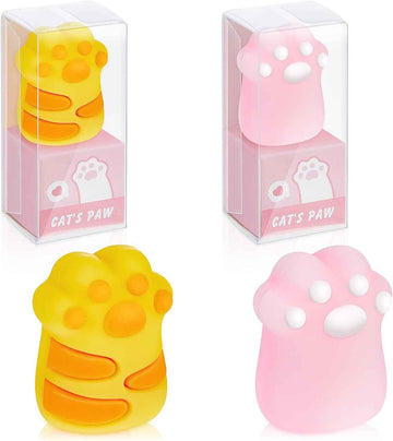 4Pcs Cute Cat Paw Kawaii Manual Pencils Sharpeners