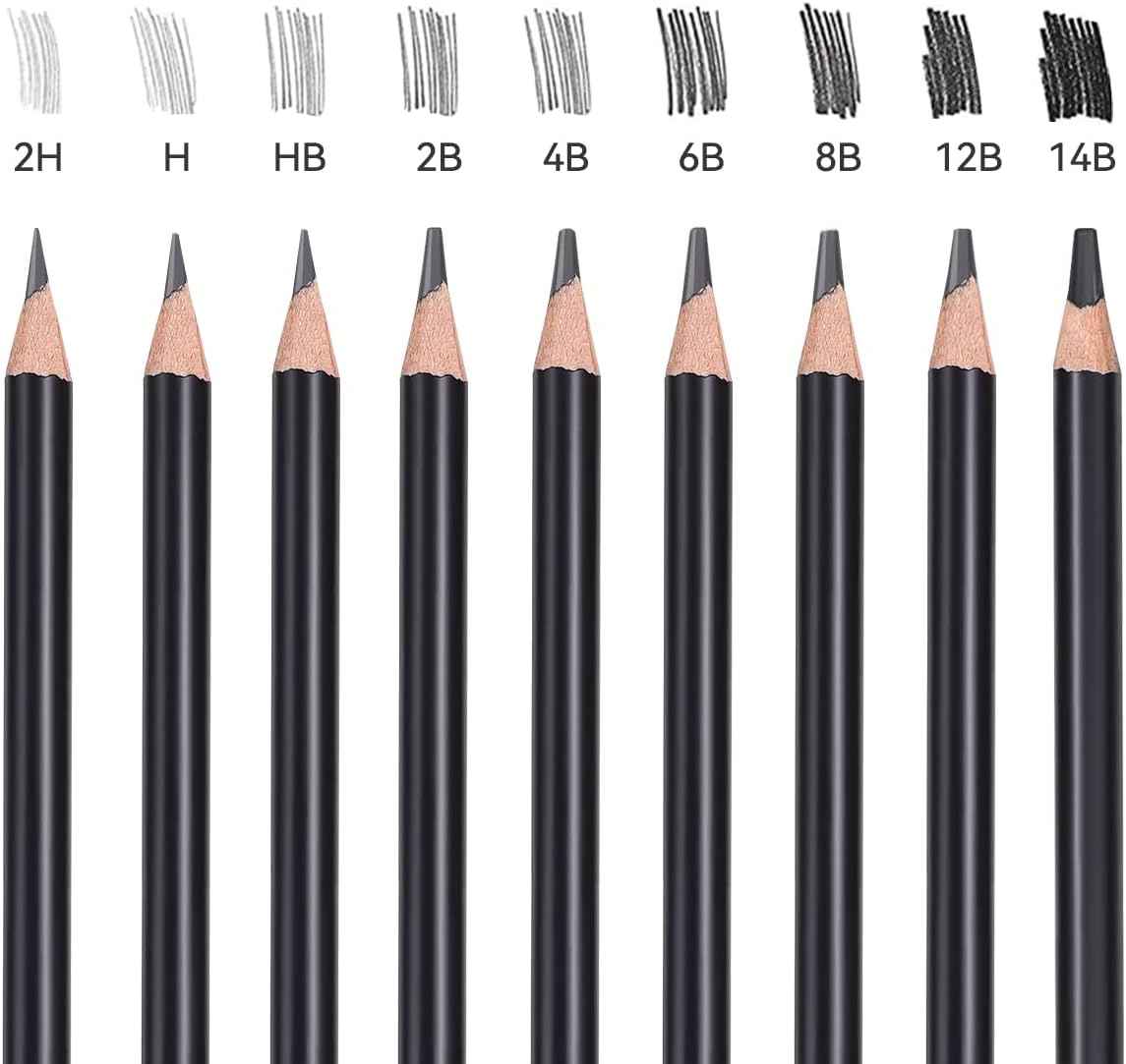 30pcs Professional Art Drawing Sketching Pencils