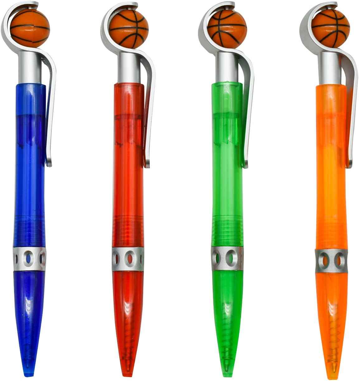 12PCS Novelty Basketball Pens Sports Ballpoint Pens