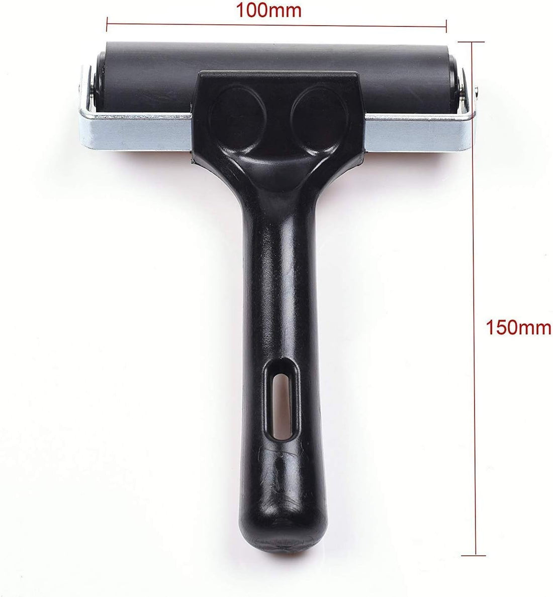 4 Inch Rubber Brayer Roller for Printmaking Gluing Application 1PCS