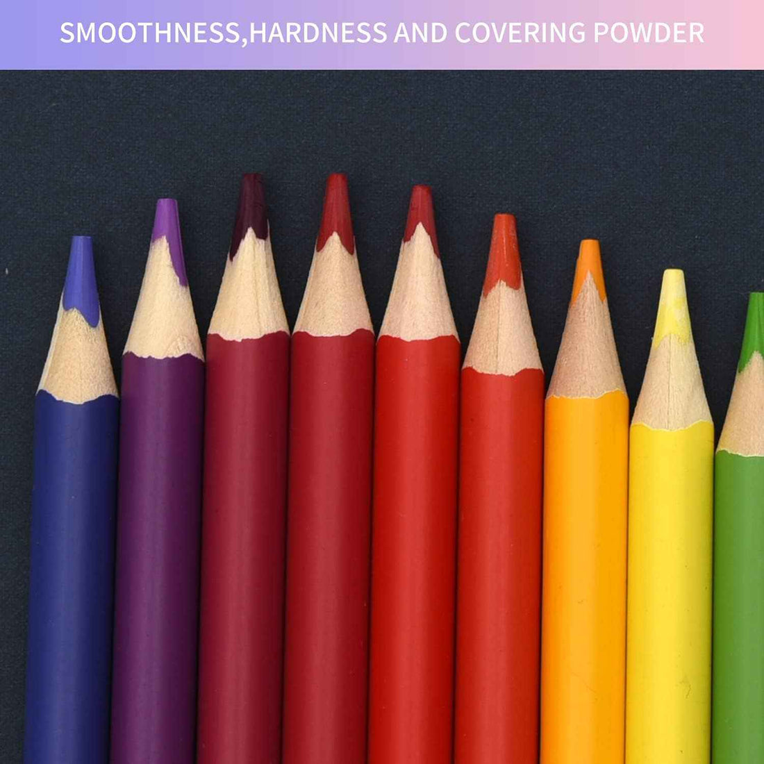Kaco 36 Colored Soft Core Art Drawing Pencils for Sketching