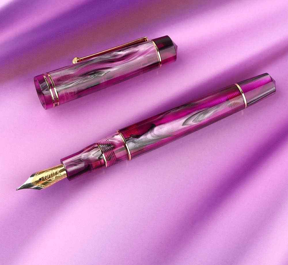 Majohn M800 Acrylic Fountain Pen,Germany Bock Fine Nib