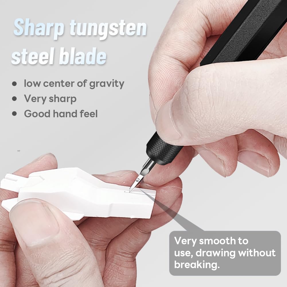 Stedi Model Scriber,Tungsten Steel Blades 0.2 mm