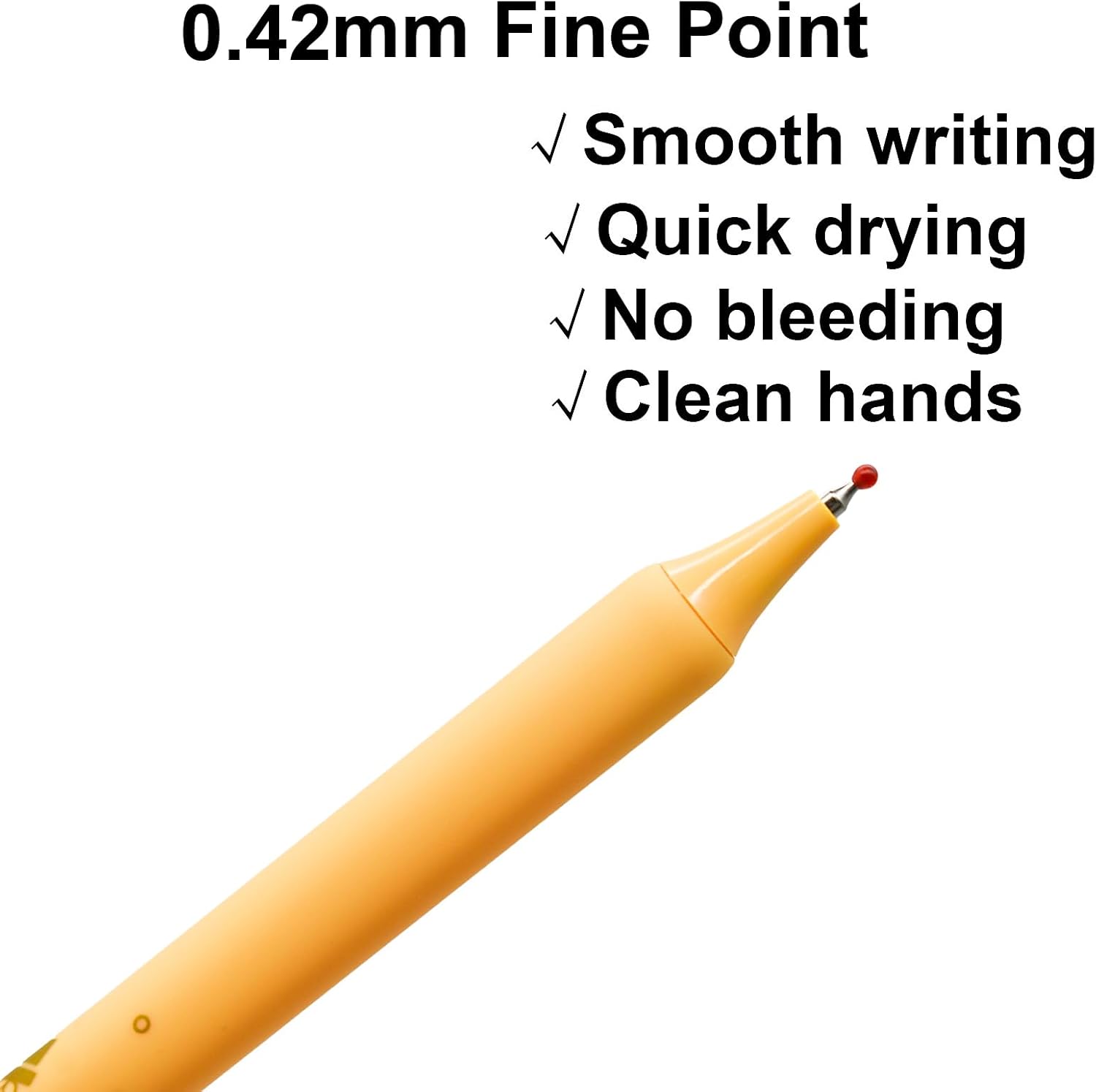 8Pcs Christmas Button Pens Retractable Xmas Print Gel Pens